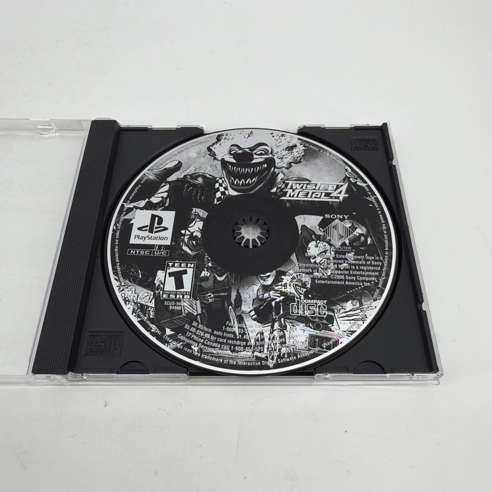 Twisted Metal 4 - Sony PlayStation 1 PS1 Disc Only Tested